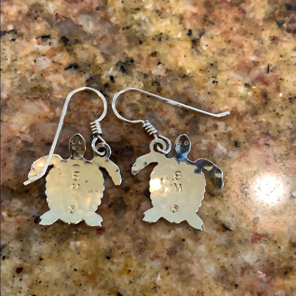 Turtle earrings - Picture 3 of 3